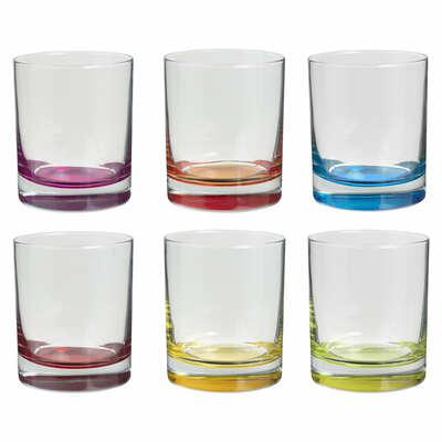 Zestaw 6 szklanek Colori`Eau 300 ml